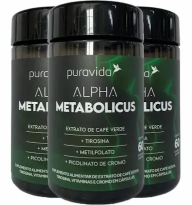ALPHA METABOLICUS 3 X 60 CáPSULAS PURAVIDA
