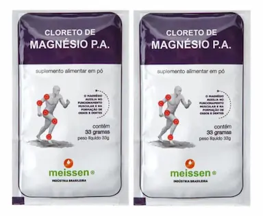 CLORETO DE MAGNéSIO P.A SACHê 2 X 33G MEISSEN