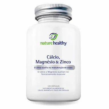 CÁLCIO, MAGNÉSIO &amp;amp;AMP; ZINCO NATURE HEALTHY