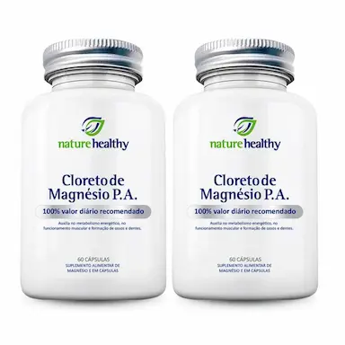 KIT C/ 2 - CLORETO DE MAGNÉSIO P.A. NATURE HEALTHY