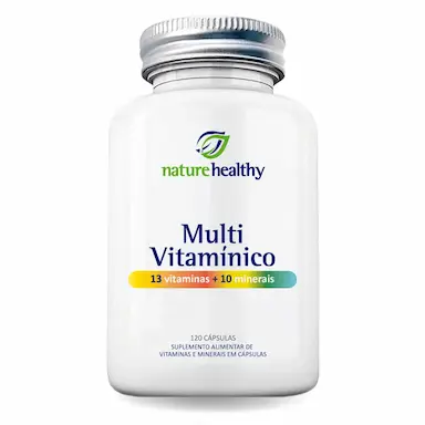 MULTIVITAMÍNICO 13 VITAMINAS + 10 MINERAIS NATURE HEALTHY