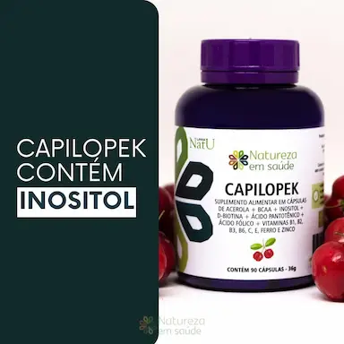 CAPILOPEK - SUPLEMENTO ALIMENTAR PARA CABELOS &amp;amp;AMP; UNHAS SEM Sabor