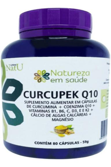 CURCUPEK Q10 - 80 CáPSULAS - NATUREZA EM SáUDE