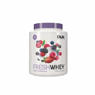 FRESH WHEY FRUTAS VERMELHAS POTE 450G - DUX NUTRITION