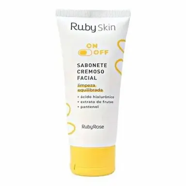 RUBY ROSE SABONETE CREMOSO FACIAL ON-OFF 100ML HB327