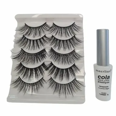 KIT OLHOS MEGA COLA+ CILIOS 3D  TIPO:55
