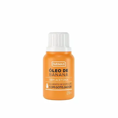 FARMAX DILUENTE REGENERADOR DE ESMALTE OLEO DE BANANA 28ML
