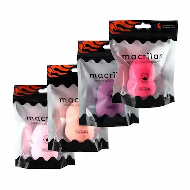 ESPONJA PARA MAQUIAGEM SEM LáTEX MACRILAN