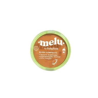MELU BLUSH COMPACTO SUPER PIGMENTADO RUBY ROSE 10G  Pumpkin - xpto