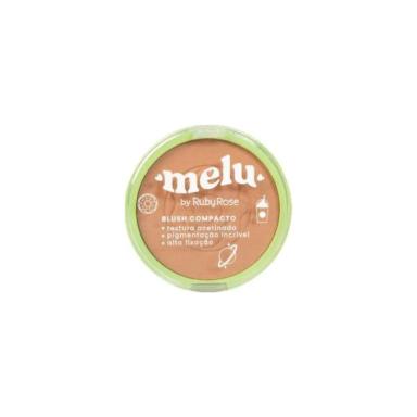 MELU BLUSH COMPACTO SUPER PIGMENTADO RUBY ROSE 10G  Caramel - xpto