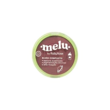 MELU BLUSH COMPACTO SUPER PIGMENTADO RUBY ROSE 10G  Grape - xpto