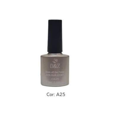 ESMALTE EM GEL D&amp;amp;AMPZ 7.5ML LED/UV UNHAS MANICURE NAIL ORIGINAL A25