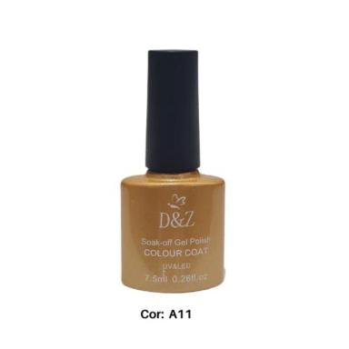 ESMALTE EM GEL D&amp;amp;AMPZ 7.5ML LED/UV UNHAS MANICURE NAIL ORIGINAL A11