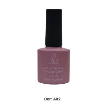ESMALTE EM GEL D&amp;amp;AMPZ 7.5ML LED/UV UNHAS MANICURE NAIL ORIGINAL A02