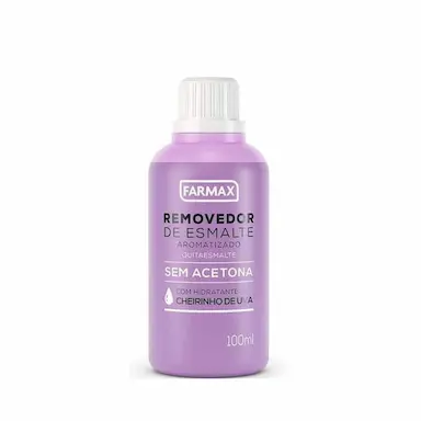 REMOVEDOR DE ESMALTE SEM ACETONA CHEIRO DE UVA 100ML