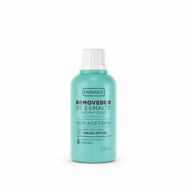 REMOVEDOR DE ESMALTE FARMAX 100ML SEM ACETONA ARGAN