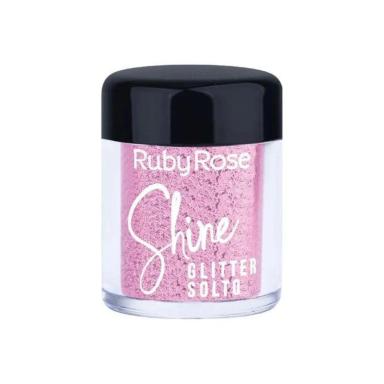 GLITTER SOLTO BRILHO INTENSO RUBY ROSE SHINE HB8405-1 Pink