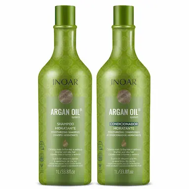 INOAR KIT ARGAN OIL - SHAMPOO E CONDICIONADOR 1000ML