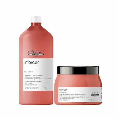 KIT L'ORéAL INFORCER - SHAMPOO E MáSCARA GRANDE