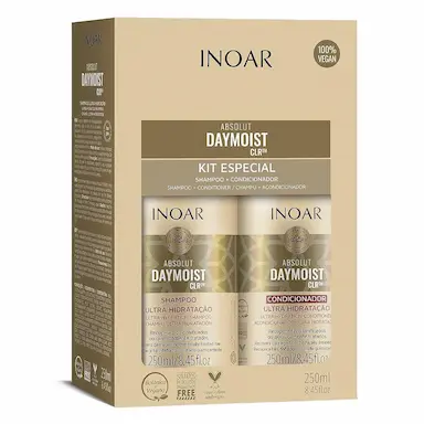 INOAR KIT ABSOLUTE DAYMOIST - SHAMPOO E CONDICIONADOR 250ML