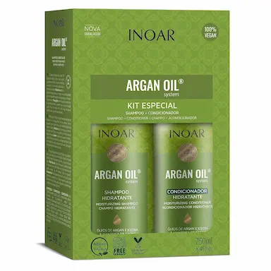INOAR KIT ARGAN OIL - SHAMPOO E CONDICIONADOR 250ML