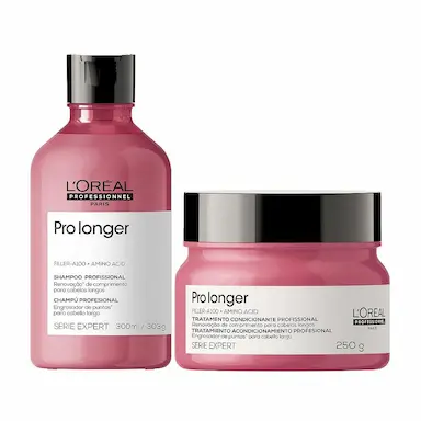 KIT L'ORéAL PRO LONGER - SHAMPOO E MáSCARA