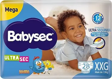 BABY SEC ULTRASEC MEGA GALINHA PINTADINHA XXG 28 UNIDADES