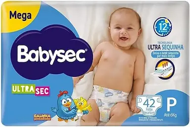 BABY SEC ULTRASEC MEGA GALINHA PINTADINHA P 42 UNIDADES