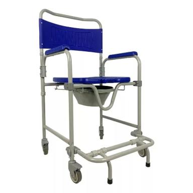 CADEIRA BANHO E SANITáRIO COM RODAS IDOSO HIGIêNICA DOBRáVEL