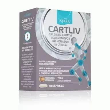 CARTLIV EQUALIV 60 CáPSULAS - SUPLEMENTO DE COLáGENO TIPO II