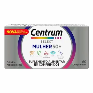 CENTRUM SELECT MULHER 50+ COM 60 COMPRIMIDOS