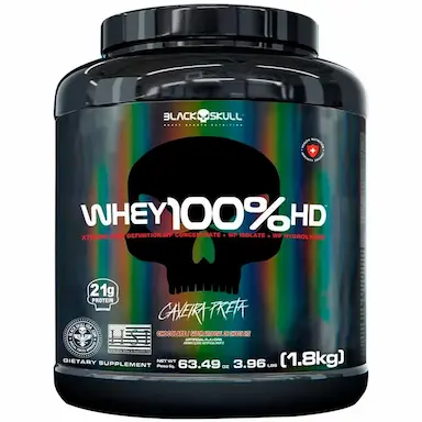 WHEY 100% HD - 1800G - CHOCOLATE - BLACK SKULL