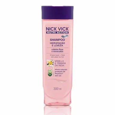 SHAMPOO NICK VICK NUTRI HIDRATAçãO E LEVEZA 300ML