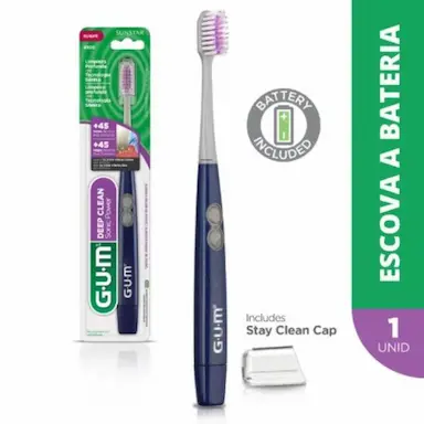 GUM ACTIVITAL SONIC DEEP CLEAN 4100R ESCOVA DENTAL ELÉTRICA
