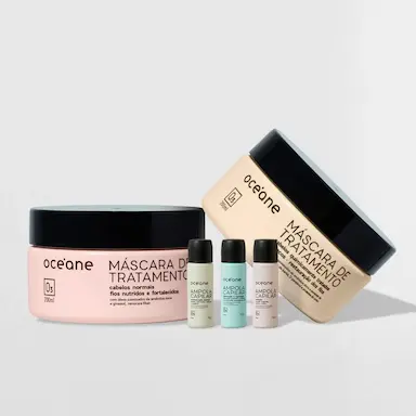 KIT CRONOGRAMA CAPILAR COM AMPOLAS + MáSCARAS DE TRATAMENTO