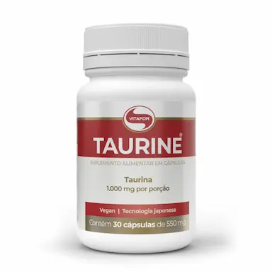 TAURINE 1.000MG L-TAURINA 30 CAPS VITAFOR