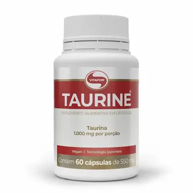 TAURINE 1.000MG L-TAURINA 60 CAPS VITAFOR