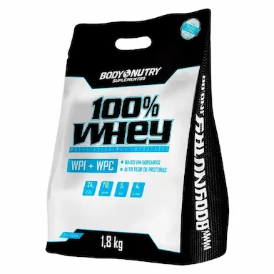 100% WHEY REFIL  - 1800G BAUNILHA - BODY NUTRY