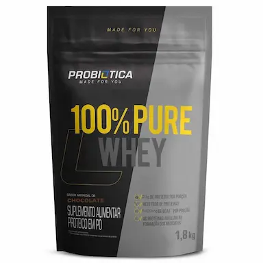 100% PURE WHEY - 1800G REFIL CHOCOLATE - PROBIOTICA