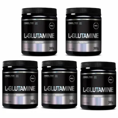 KIT 5X L-GLUTAMINE - 300G - PROBIóTICA