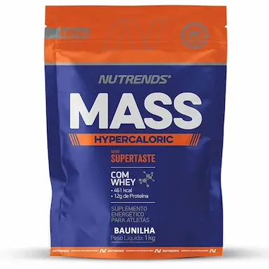 MASS HYPERCALORIC - 1000G REFIL BAUNILHA - NUTRENDS