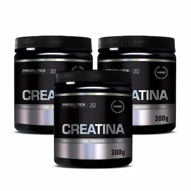 COMBO 3X CREATINA MONOHIDRATADA PURA - 300G - PROBIóTICA