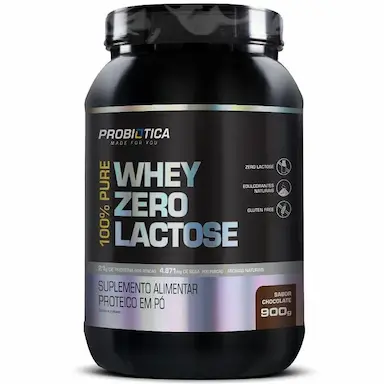100% PURE WHEY ZERO LACTOSE - CHOCOLATE 900G - PROBIóTICA