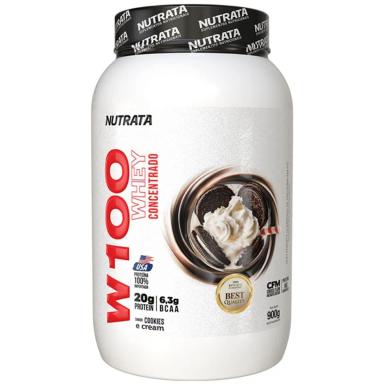 W100 WHEY - 900G COOKIES CREAM - NUTRATA