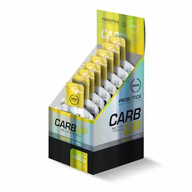 CARB UP GEL SUPER FóRMULA - 10 SACHêS 30G BANANA- PROBIóTICA