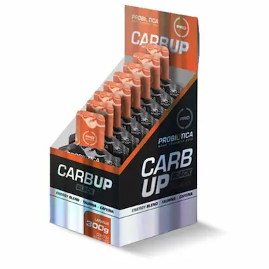 CARB UP GEL BLACK - 10 SACHêS 30G LARANJA - PROBIóTICA