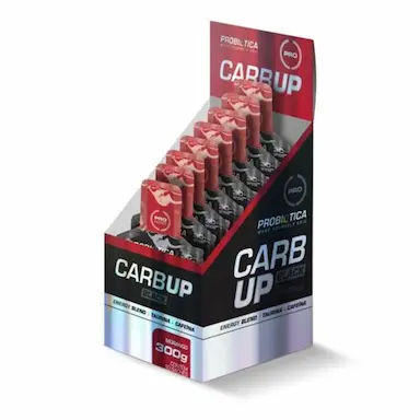 CARB UP GEL BLACK - 10 SACHêS 30G MORANGO - PROBIóTICA
