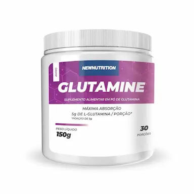 GLUTAMINE - 150G SEM SABOR - NEWNUTRITION