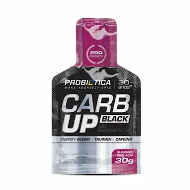 CARB UP GEL BLACK - GUARANá COM AçAI 1 SACHêS - PROBIóTICA