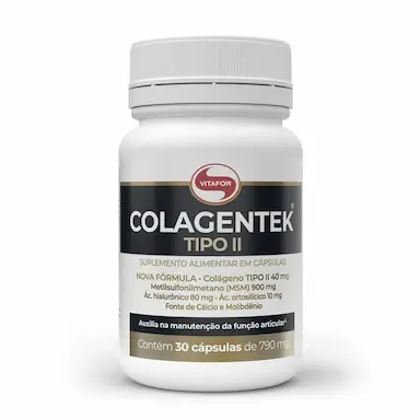 COLAGENTEK TIPO II - 30 CáPSULAS - VITAFOR